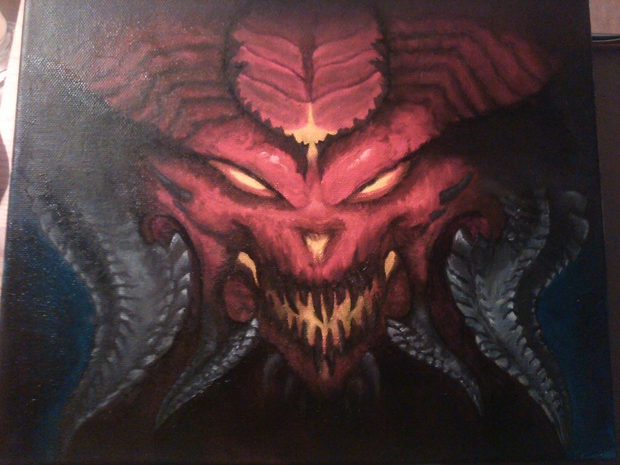 900x675 Diablo Painting By Vc Syndrome - Diablo Painting