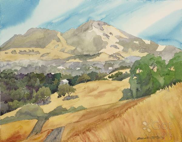 600x469 Mt Diablo Painting By Samantha Mcnally - Diablo Painting