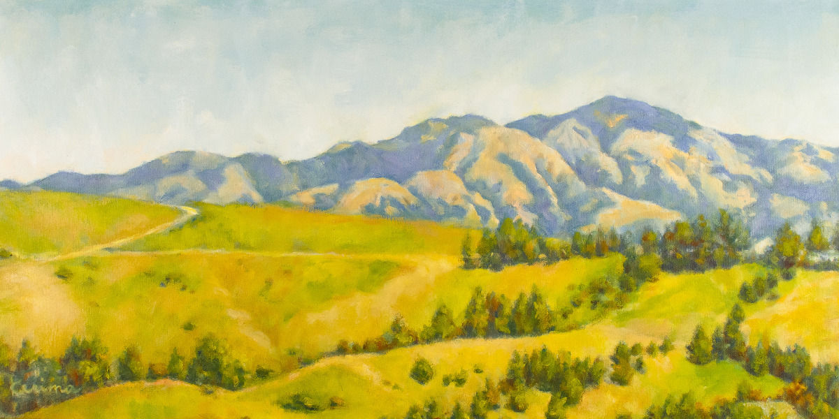 1200x600 Painting Mount Diablo View - Diablo Painting