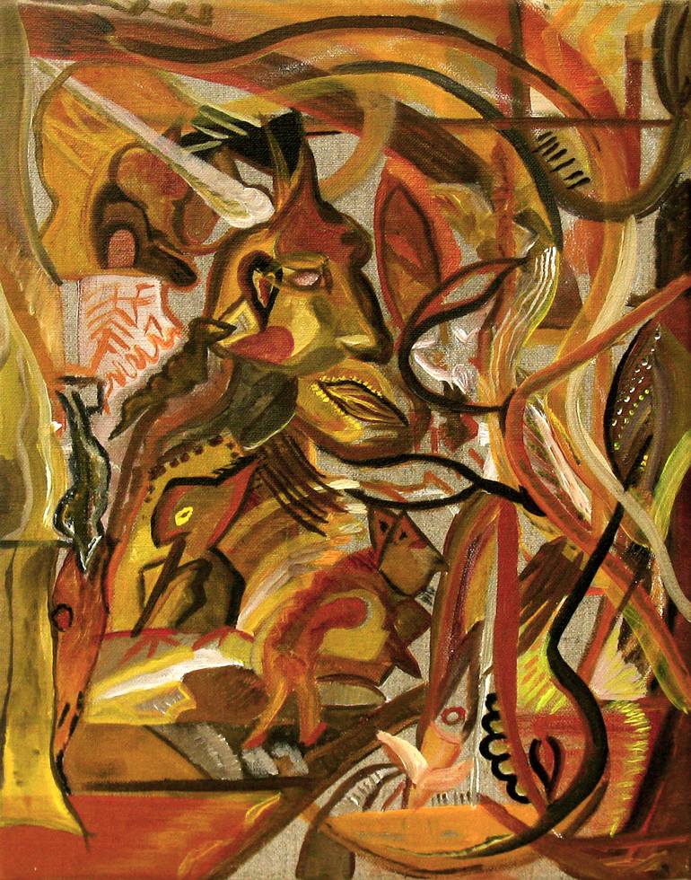 770x980 Saatchi Art El Diablo Painting By Anthony Salemme - Diablo Painting