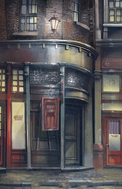 414x640 Harry Potter Diagon Alley Final Crystal Diamond Decorative Wall - Diagon Alley Painting
