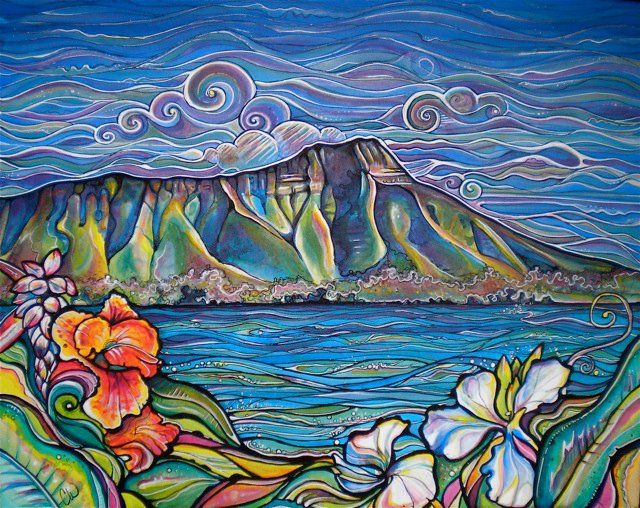 Diamond Head Painting