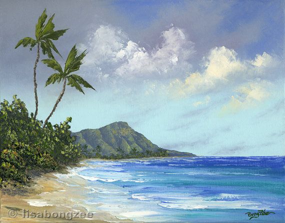 Diamond Head Painting at PaintingValley.com | Explore collection of ...