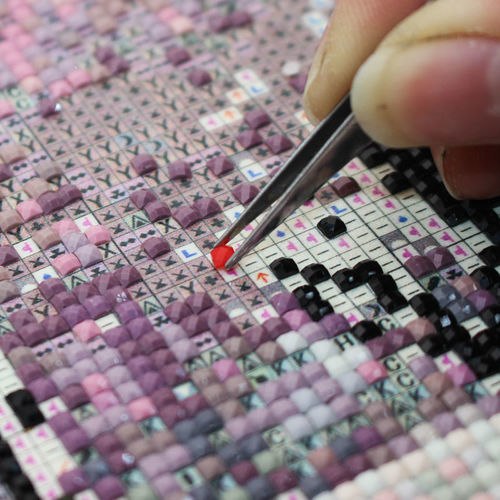 500x500 Craft Needlework Diy Handicrafts City Landscape Diamond Painting - Diamond Painting