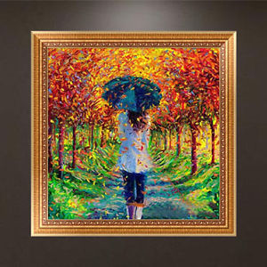 300x300 Diy Girl 5d Diamond Painting Embroidery Cross Stitch Crafts Home - Diamond Painting