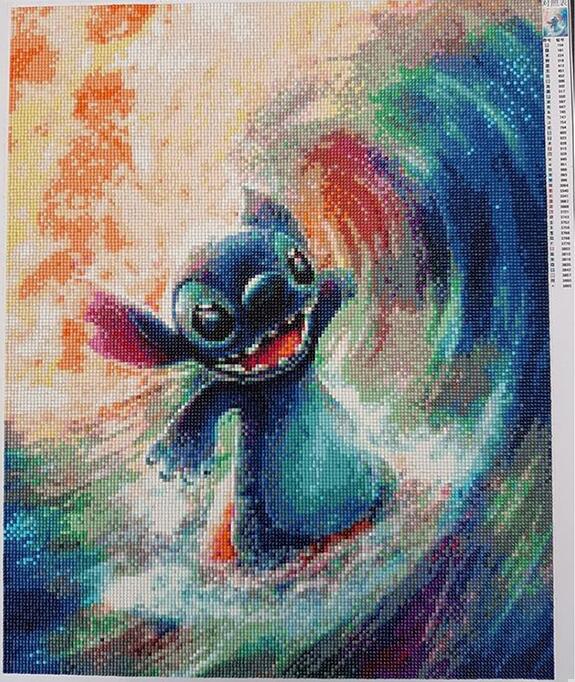 575x682 Full Square 5d Diy Diamond Painting Cross Stitch Cartoon Totoro - Diamond Painting