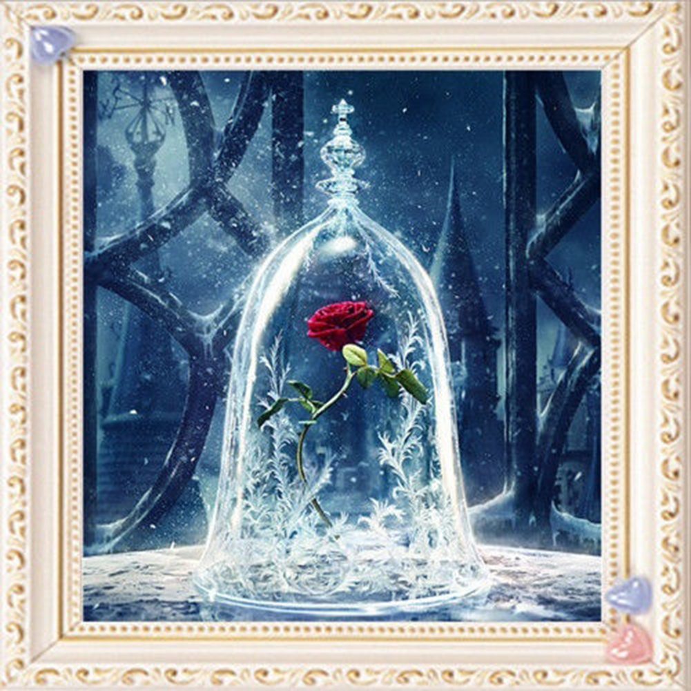 1001x1001 Phoenix 5d Diamond Painting Rose Flower Pattern Home Room Decor - Diamond Painting