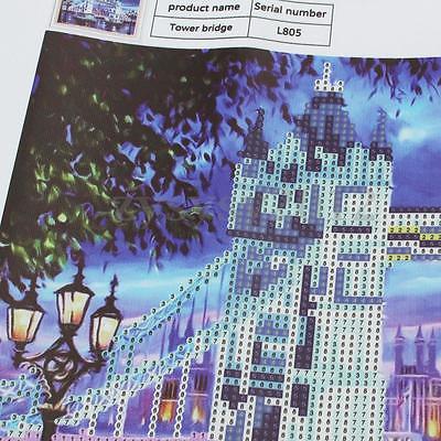 400x400 Uk 5d Diamond Painting Beautiful Scenery London Tower Bridge - Diamond Painting