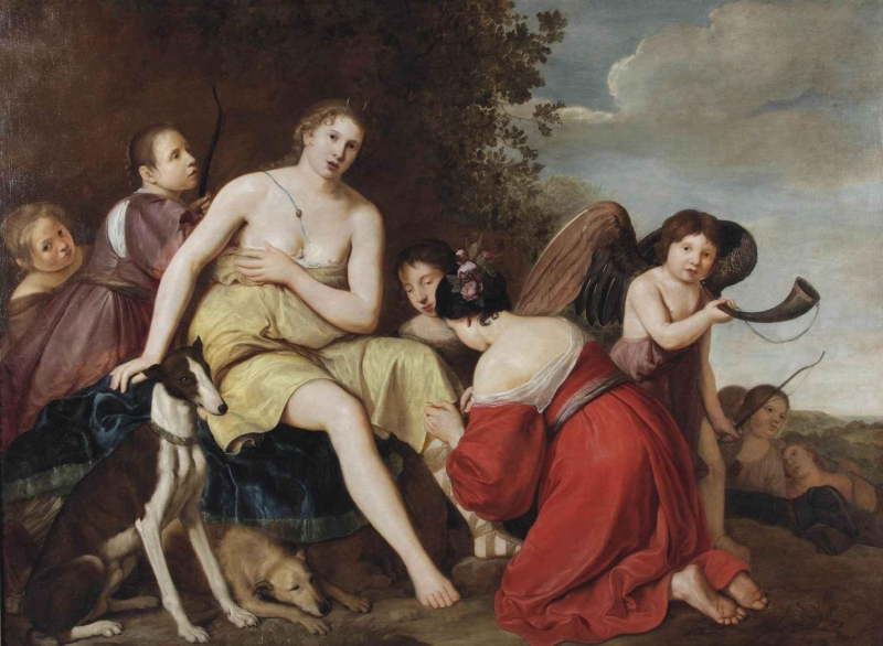 800x586 Diana And Her Companions Preparing For Hunting Painting Peter - Diana And Her Companions Painting