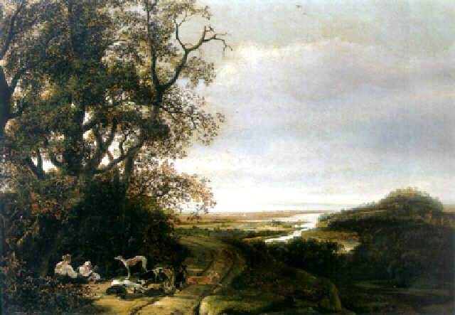 640x443 Diana And Her Companions Resting After The Chase By Ludolf De - Diana And Her Companions Painting