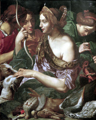 320x400 Janssens, Abraham (Flemish Painter, Ca.1575 1632) , Diana And Her - Diana And Her Companions Painting