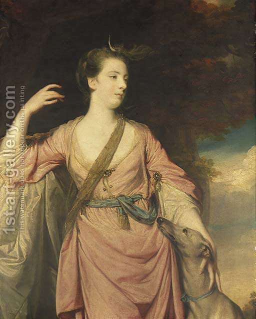 512x639 Portrait Of Lady, Traditionally Identified As Lady Anne Dawson, As - Diana Goddess Painting