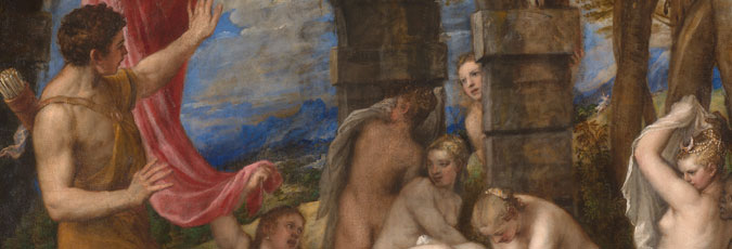 675x230 Paintings In Depth Diana And Actaeon Paintings The National - Diana Painting