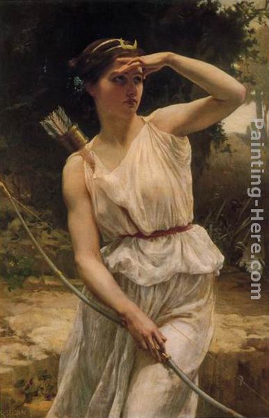 387x600 Guillaume Seignac Diana Hunting Painting Anysize 50% Off - Diana Painting