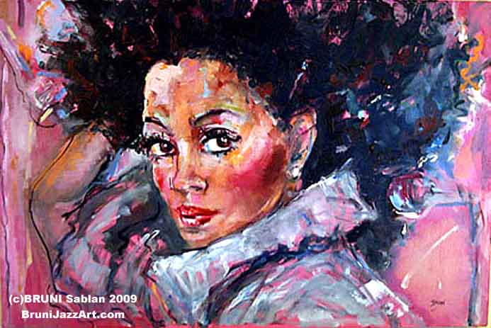 693x463 Diana Ross - Diana Ross Painting