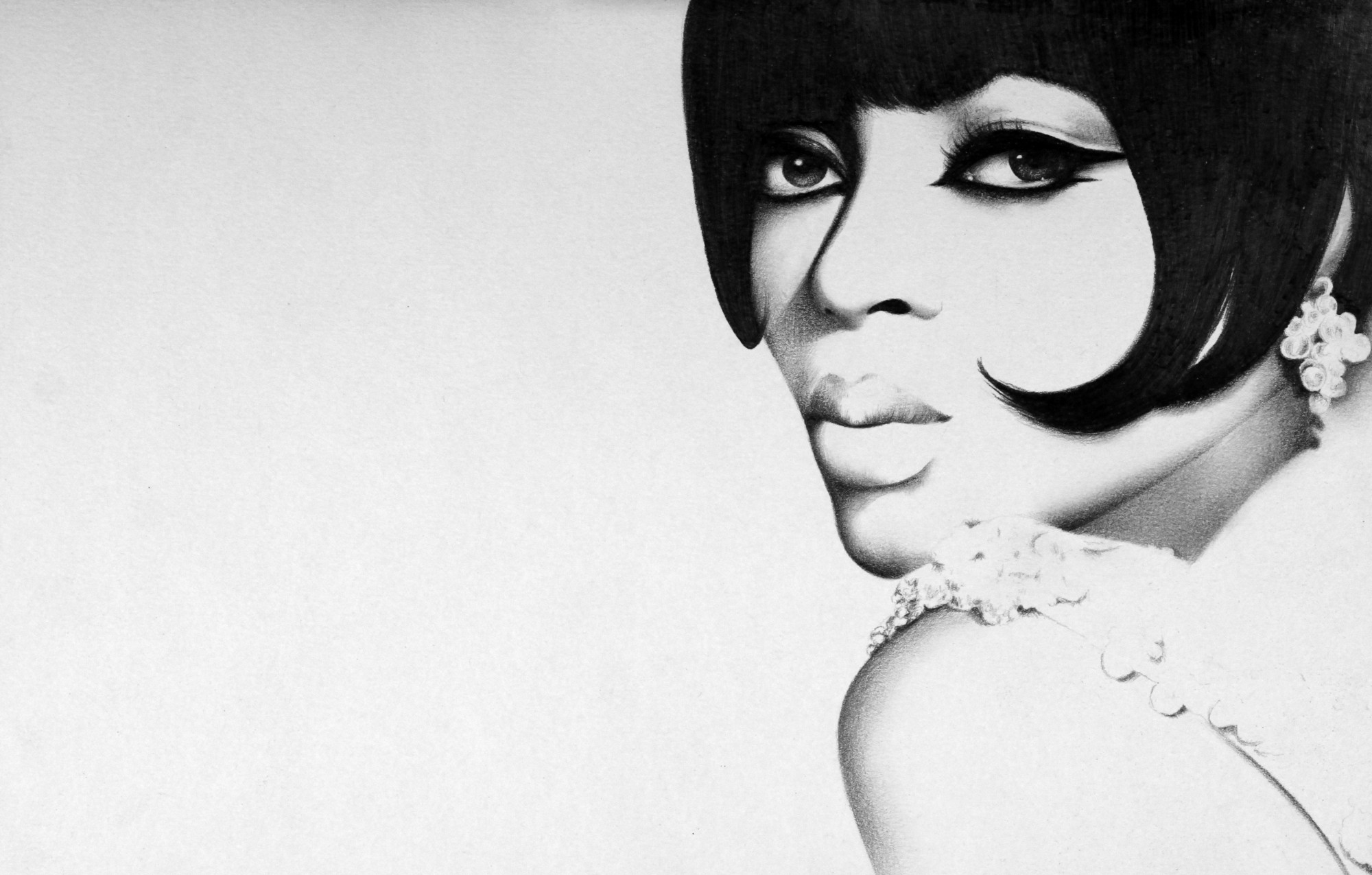 2000x1275 Diana Ross Mahogany And Me Cuepoint Medium - Diana Ross Painting