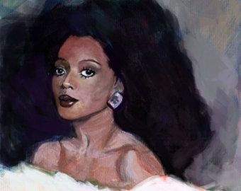 340x270 Diana Ross Artwork Loving Diana Ross Diana Ross - Diana Ross Painting