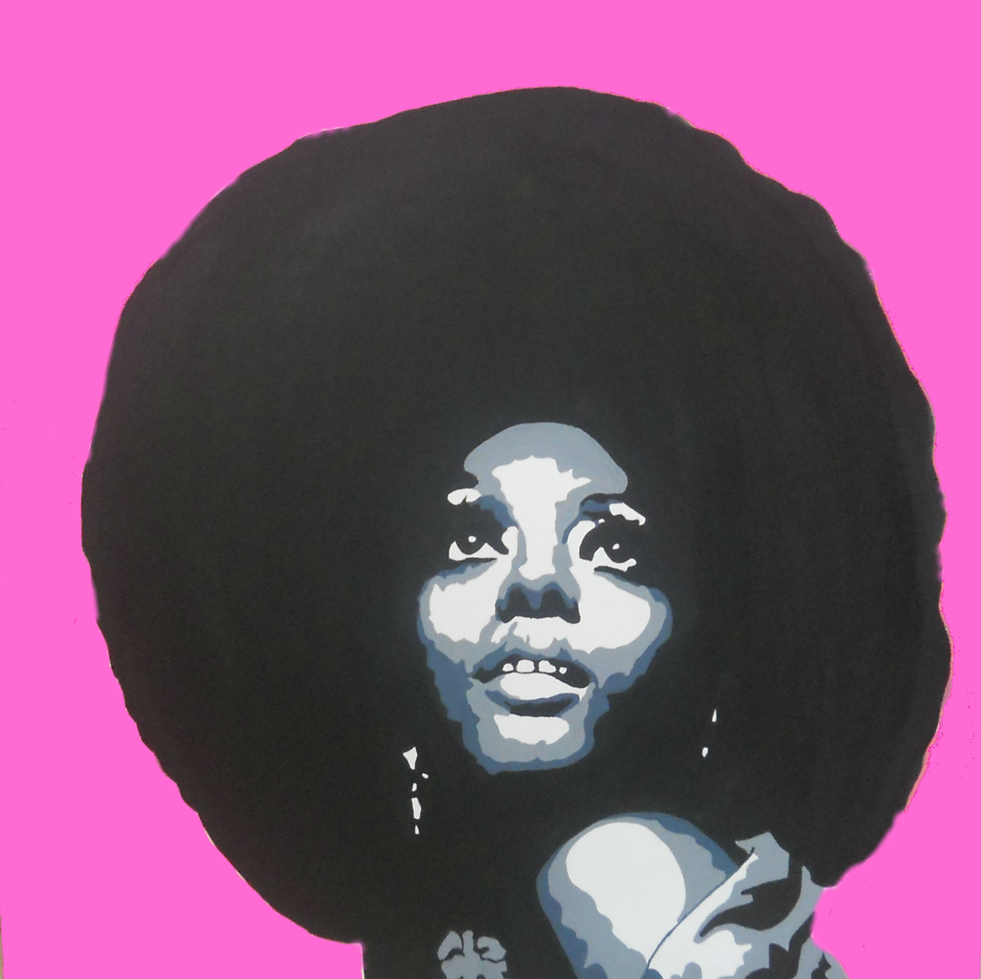 1955x1951 Diana Ross Pop Art - Diana Ross Painting