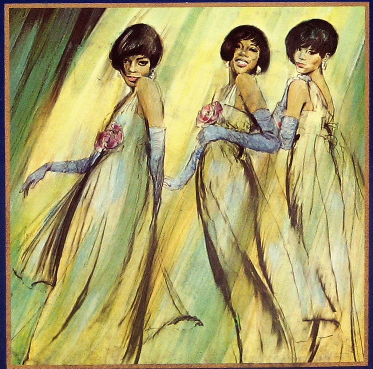 1213x1200 Diana Ross Amp The Supremes House Of Retro - Diana Ross Painting
