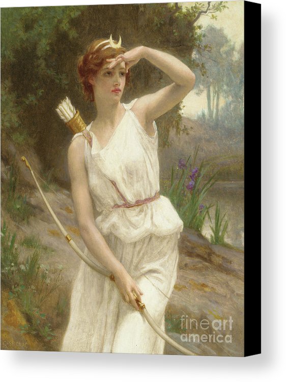 562x750 Diana, The Huntress Canvas Print Canvas Art By Guillaume Seignac - Diana The Huntress Painting