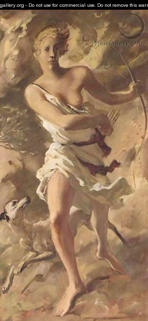 306x660 Diana The Huntress - Diana The Huntress Painting