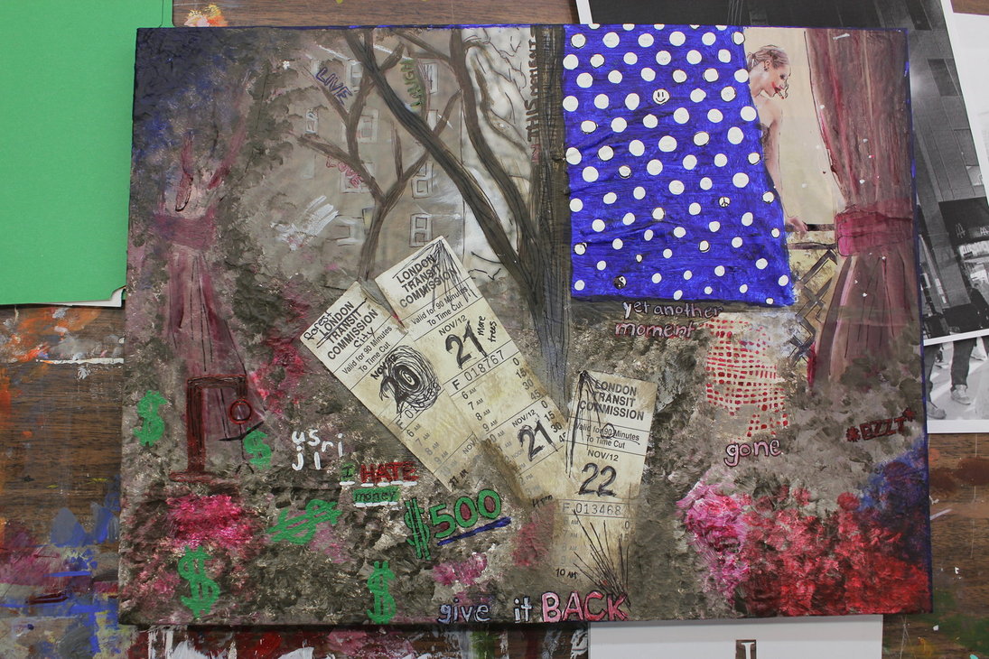 1095x730 Diary Painting By Prettty Pyro - Diary Painting