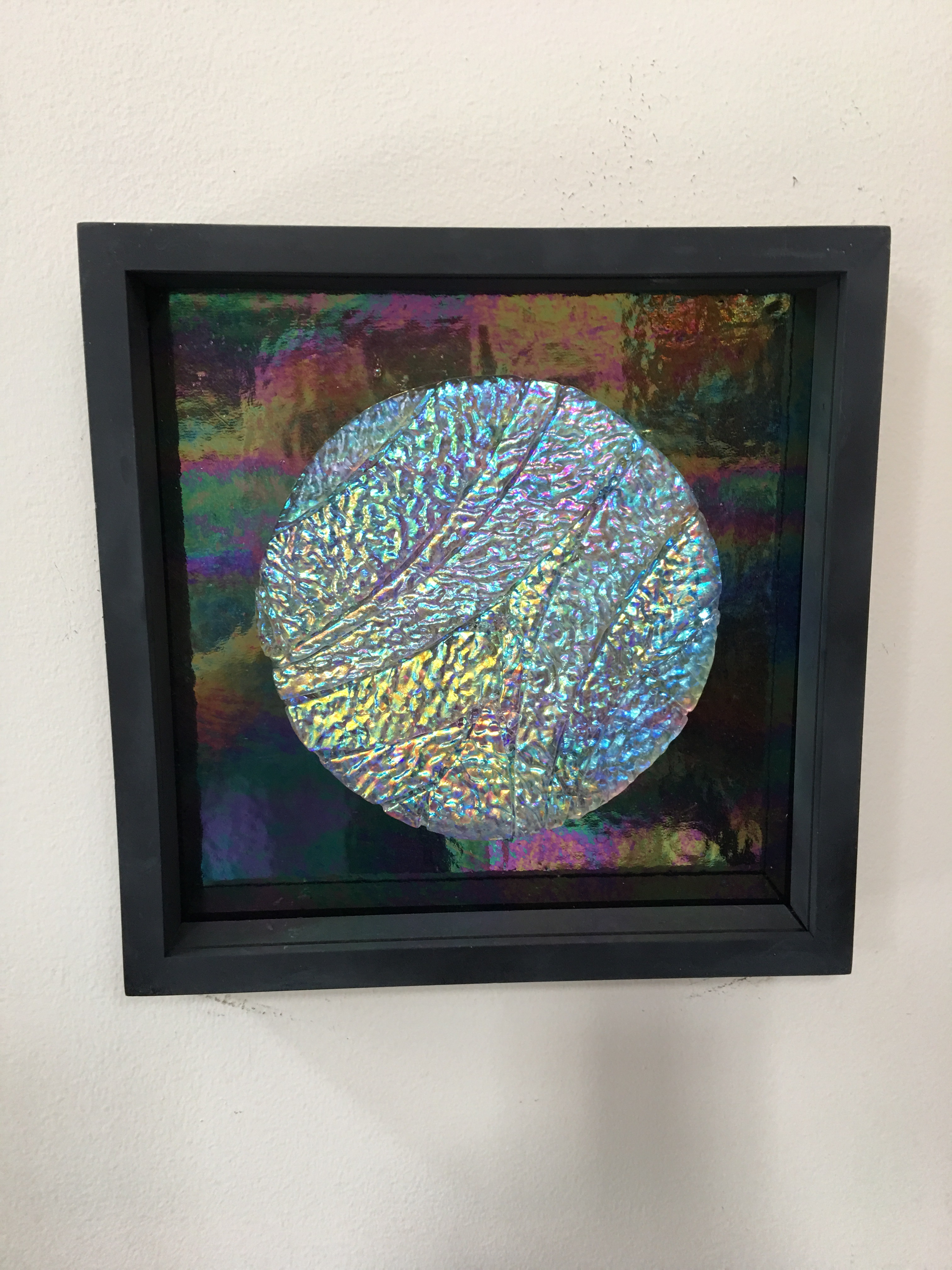 3024x4032 Wind And And Iridized Glass Fused In A Kiln Twice - Dichromatic Painting