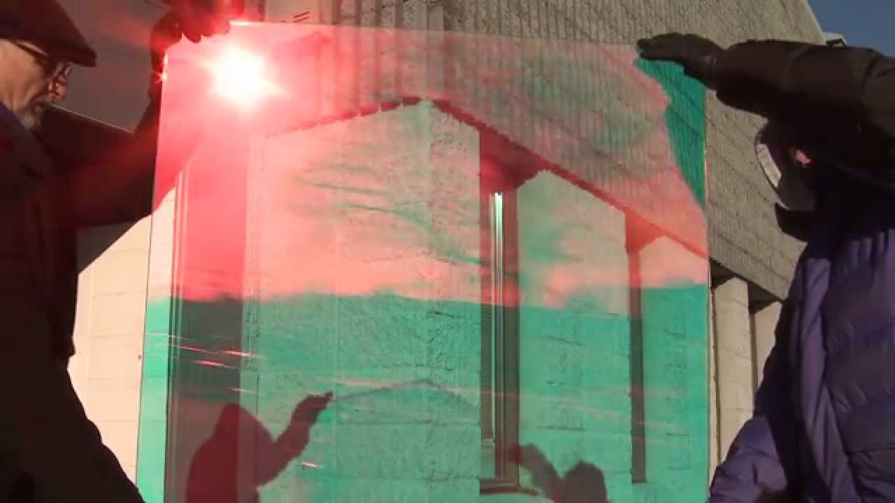 1280x720 Copper Bronze Dichroic Window Film By 3m - Dichromatic Painting