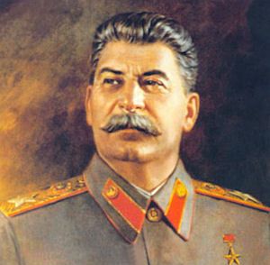 300x294 Painting, 1930'S. This Is Joseph Stalin, A Russian Dictator - Dictator Painting