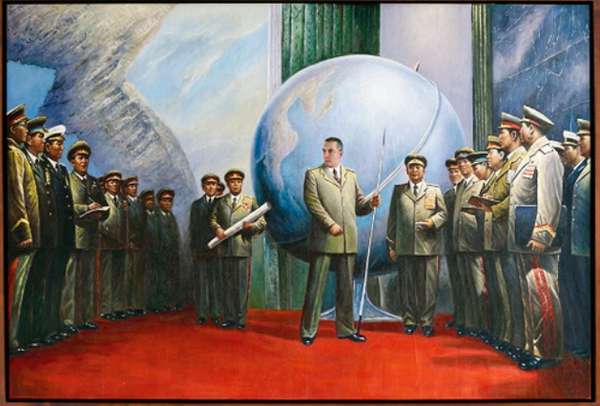 600x406 Remixed Dictator Art Kim Jong Phil - Dictator Painting