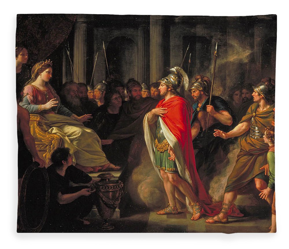 1000x860 The Meeting Of Dido And Aeneas Fleece Blanket For Sale By - Dido And Aeneas Painting