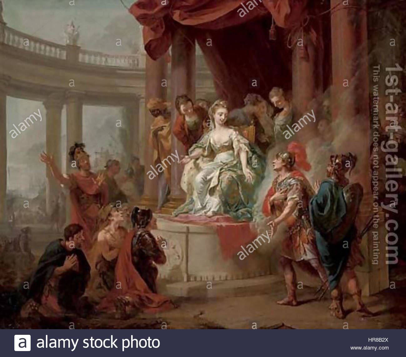 1300x1142 The Meeting Of Dido And Aeneas Stock Photo 134793986 - Dido And Aeneas Painting