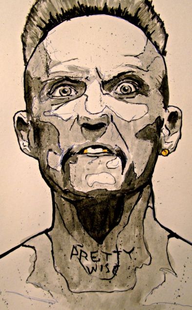 394x635 Die Antwoord Zef Sketchez - Die Antwoord Painting