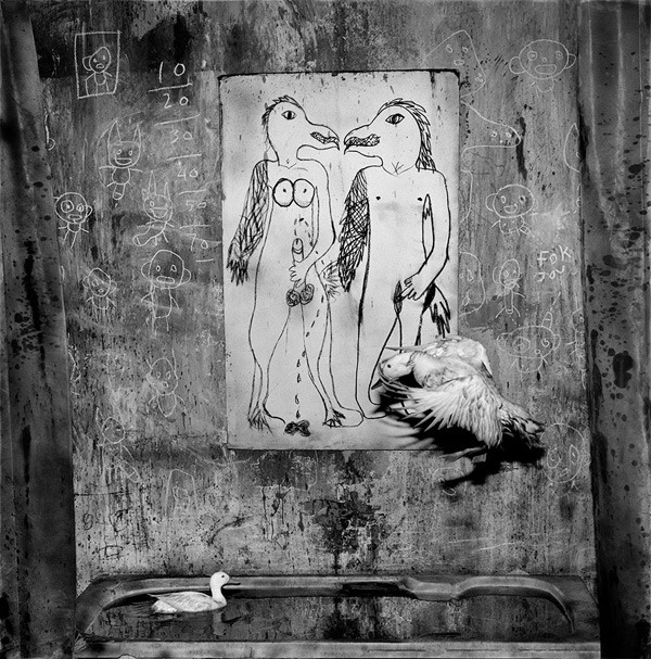 600x607 Die Antwoord I Fink U Freeky Roger Ballen Photography - Die Antwoord Painting