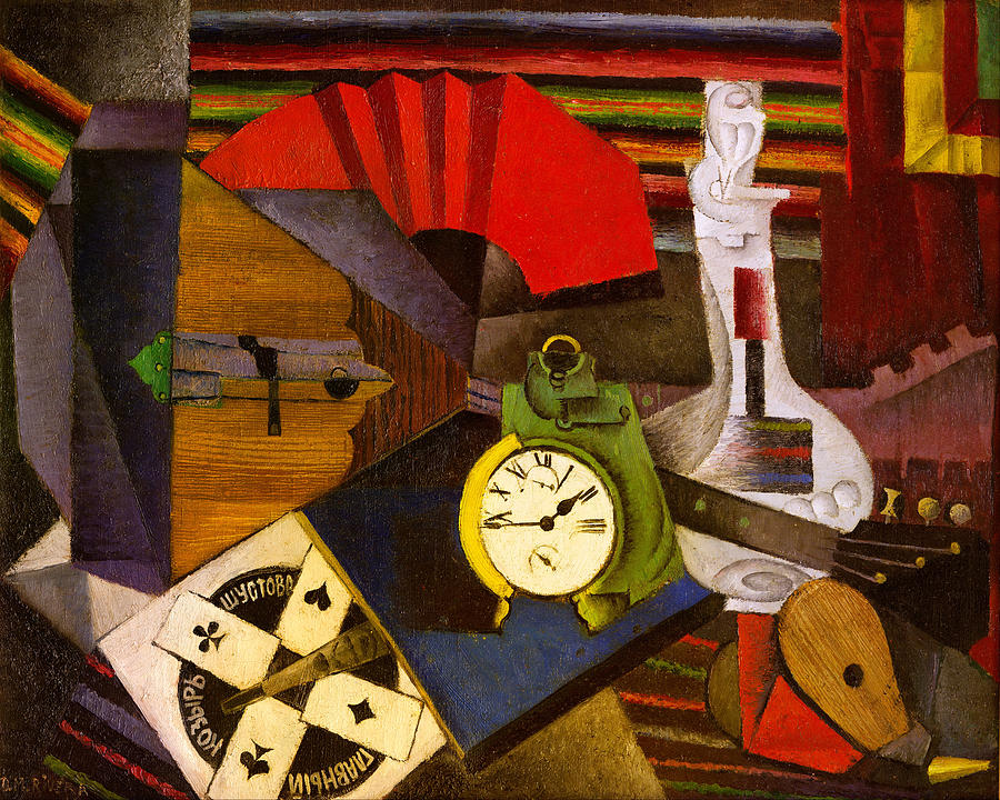 900x720 The Alarm Clock Painting By Diego Rivera - Diego Painting