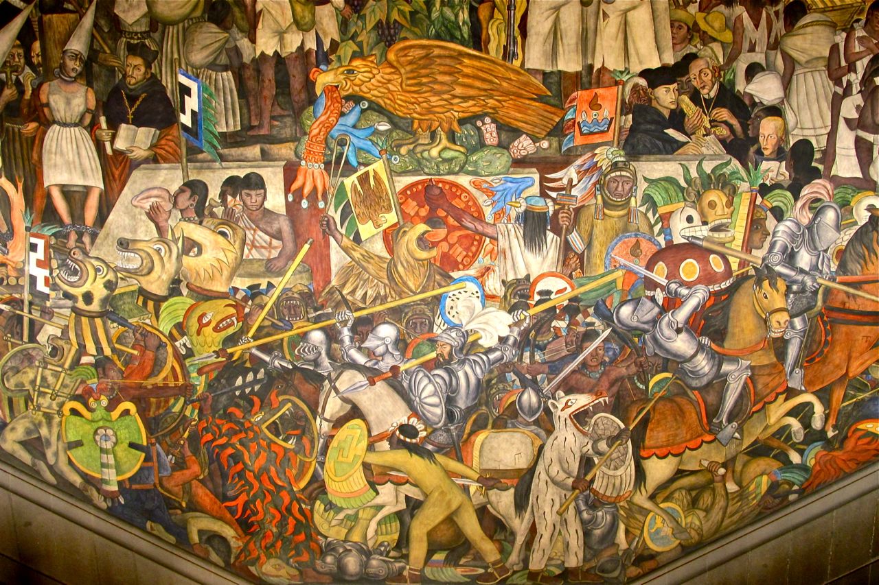 1280x853 Diego Rivera View From Casita - Diego Rivera Dia De Los Muertos Painting