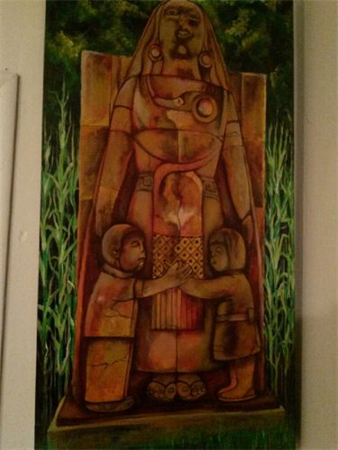 375x500 Gallery Azul - Diego Rivera Dia De Los Muertos Painting