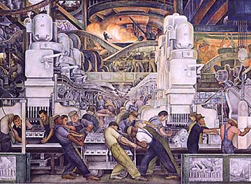 360x264 The Death Of Motor City - Diego Rivera Dia De Los Muertos Painting