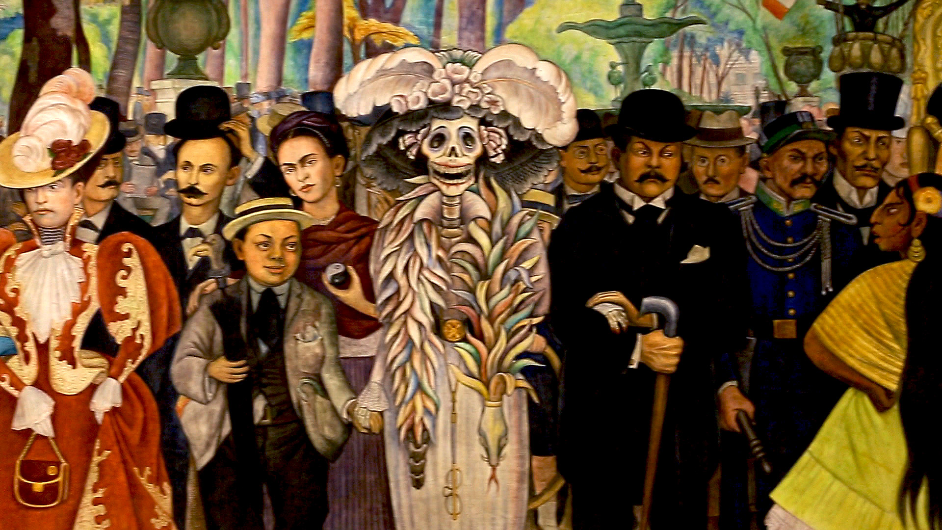 1920x1080 The History Of De Los Muertos Blog - Diego Rivera Dia De Los Muertos Painting