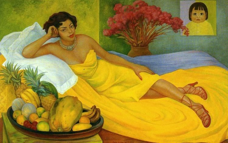 750x472 Diego Rivera Retrato De La Sra Dona Elena Flores De Carrillo 50 - Diego Rivera Painting