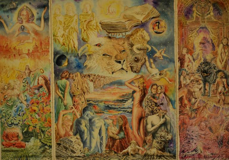 770x540 Saatchi Art Dies Irae Painting By Czerkiz Art - Dies Irae Painting