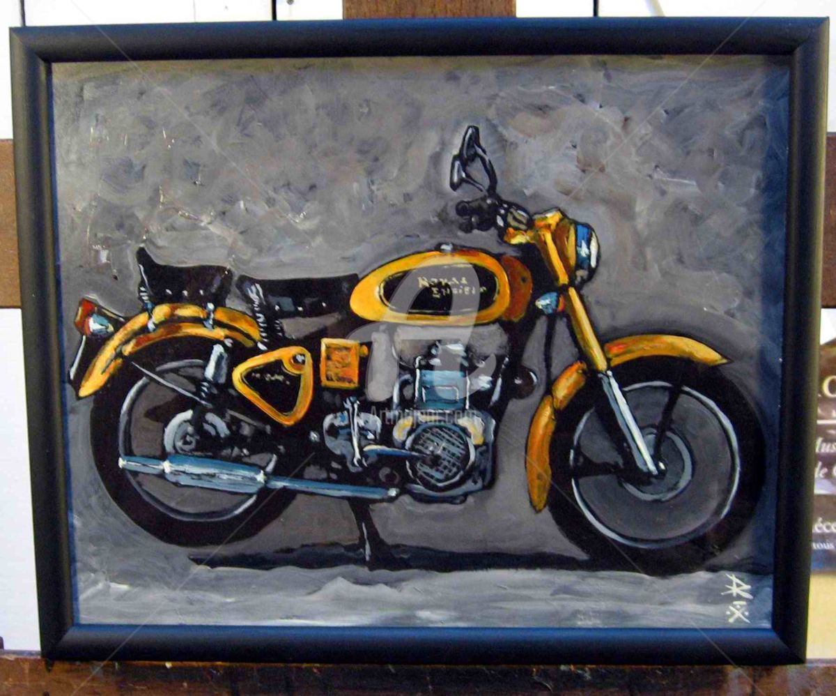 1200x998 Royal Enfield Diesel (Dominique Richard) - Diesel Painting