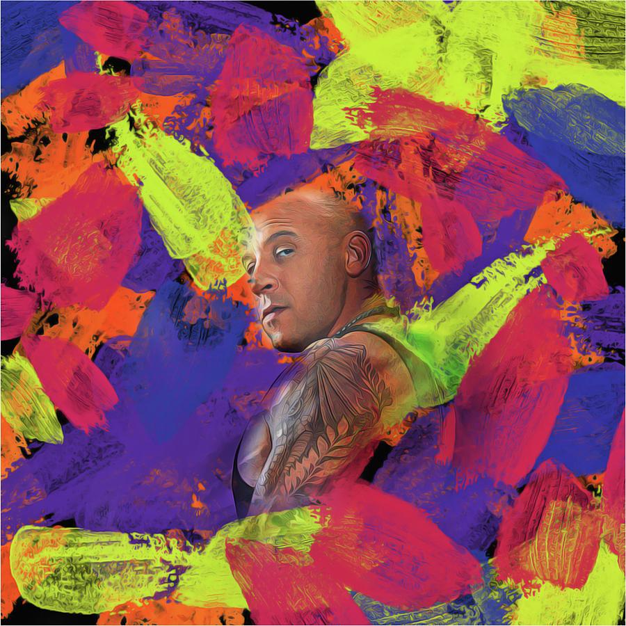 900x900 Vin Diesel - Diesel Painting