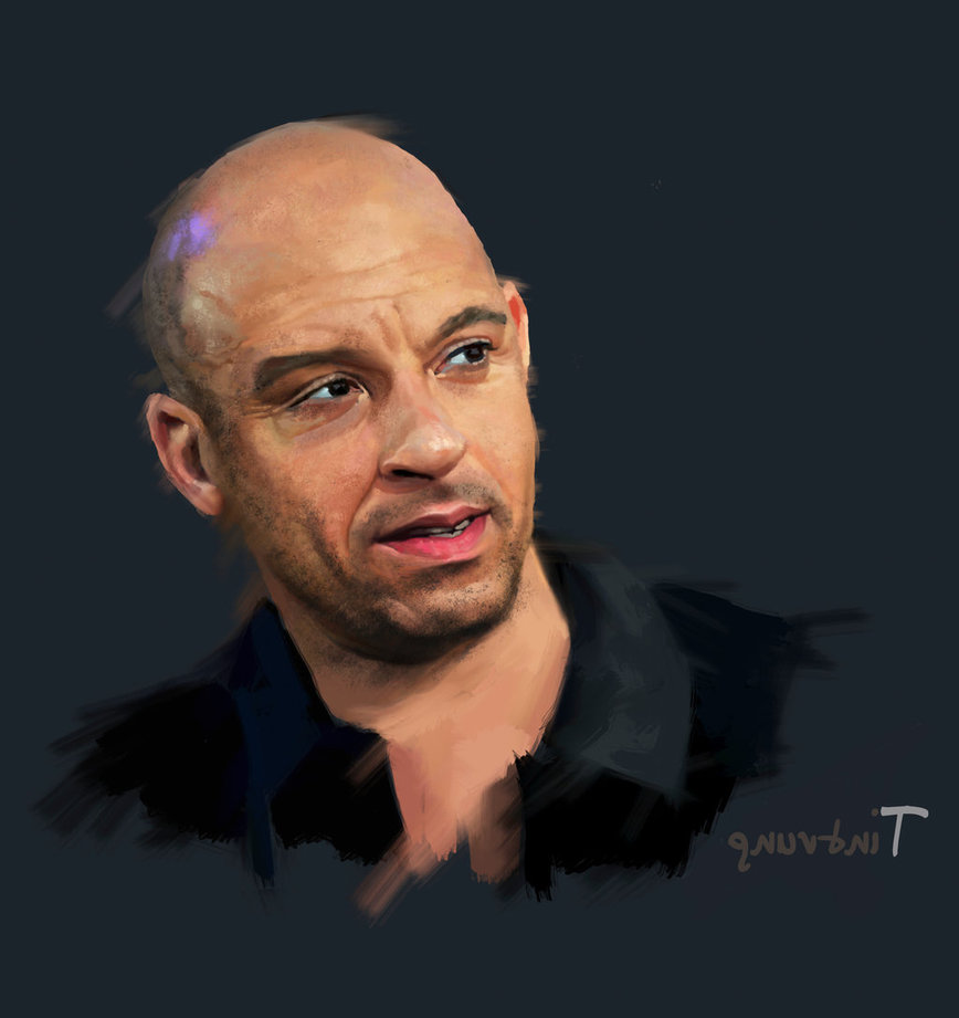 868x921 Vin Diesel - Diesel Painting