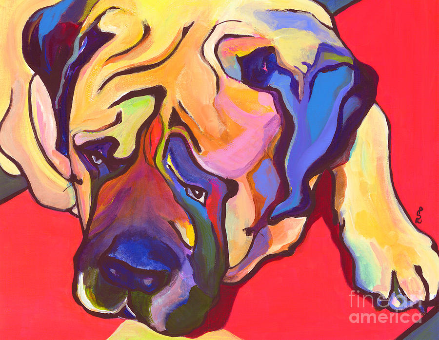 900x698 Diesel Painting By Pat Saunders White - Diesel Painting