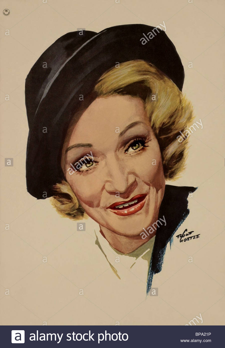 898x1390 Painting Of Marlene Dietrich Judgment At Nuremberg (1961 Stock - Dietrich Painting