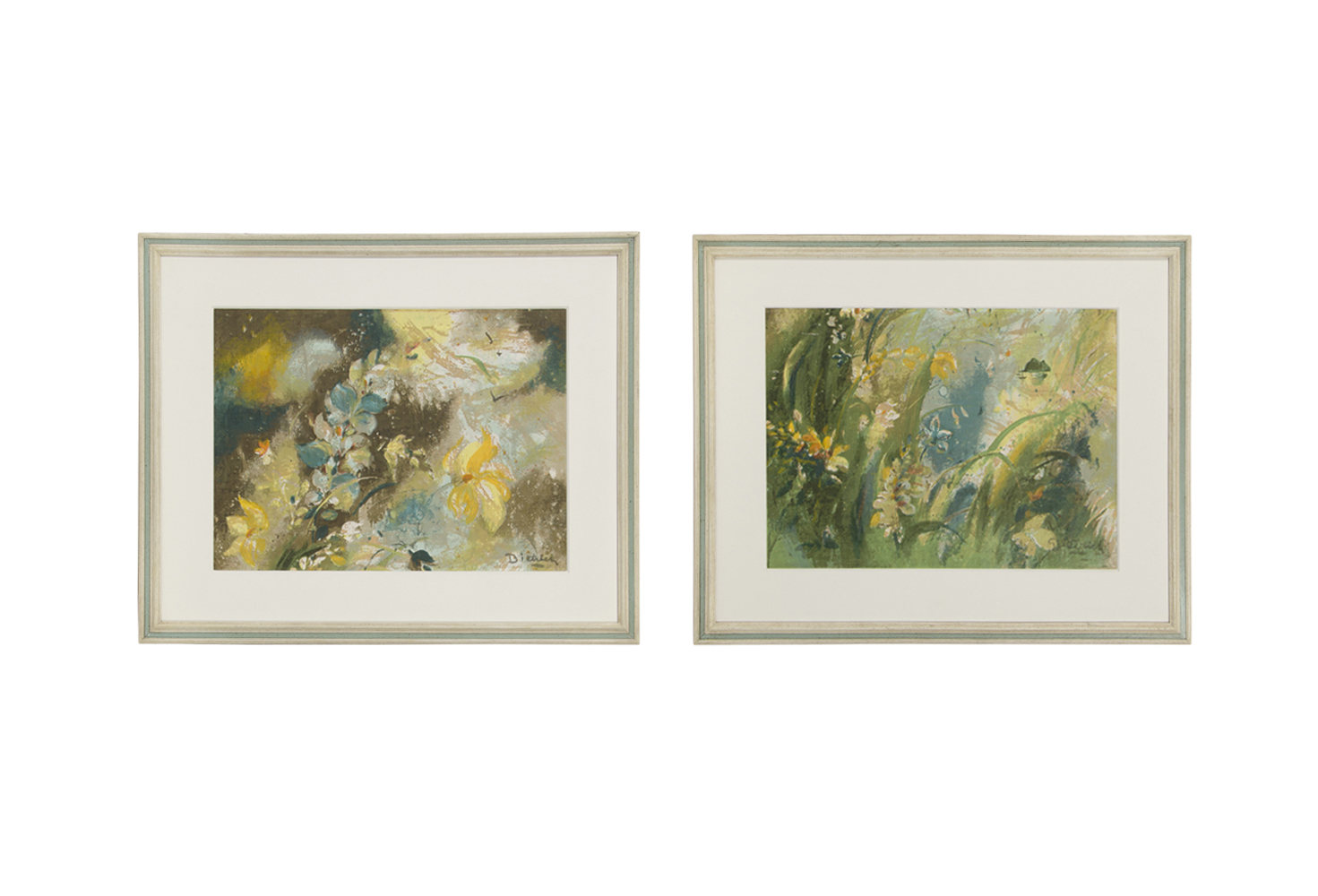 1471x1000 Pair Of Hermann Dietrich Paintings Omero Home - Dietrich Painting