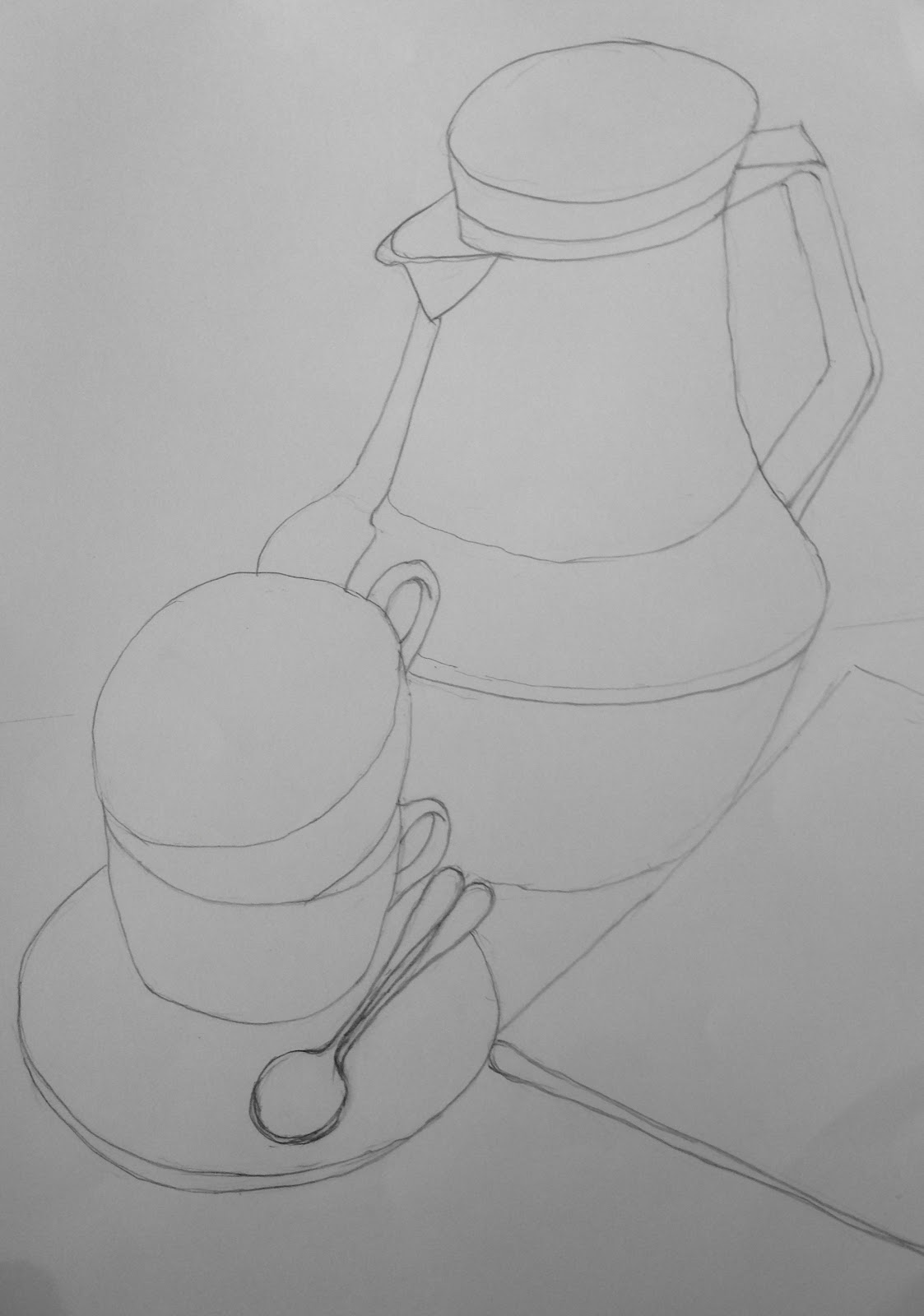 1123x1600 Q What's The Difference Between A Line Drawing And An Outline - Difference Between Drawing And Painting