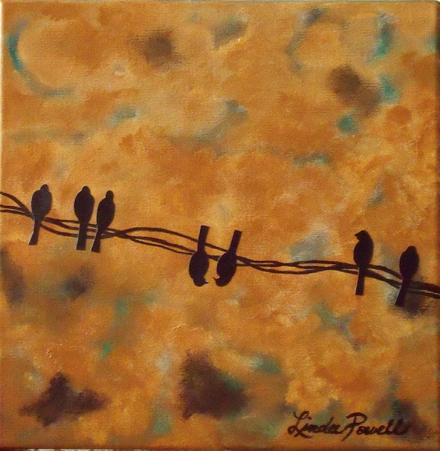 878x900 Dare To Be Different Too Painting By Linda Powell - Different Painting