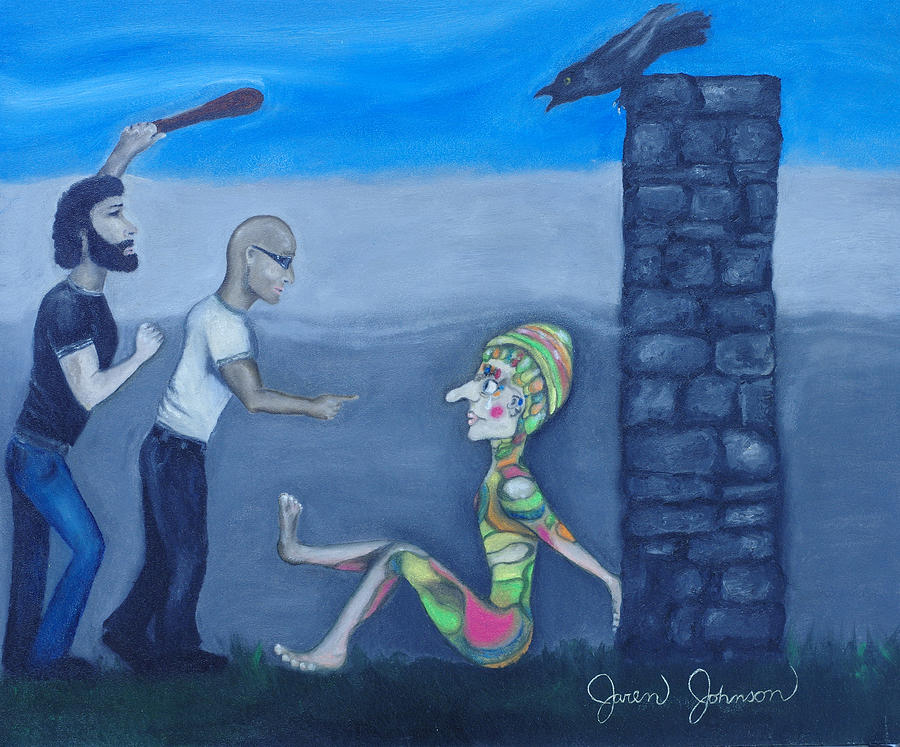 900x747 Being Different Painting By Jaren Johnson - Different Painting